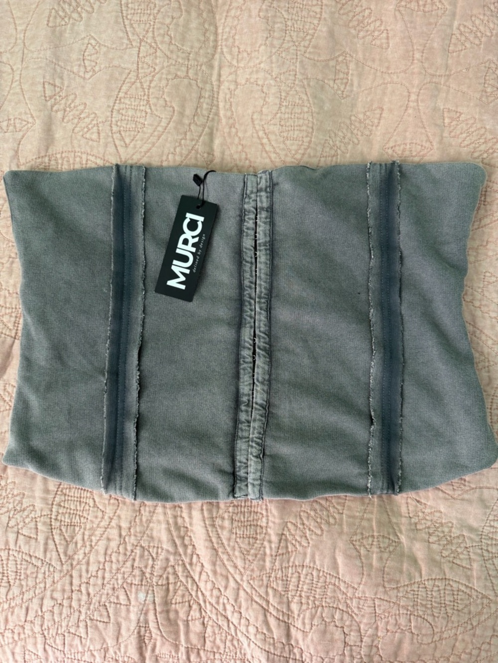 Murci Gray Strapless tube Top